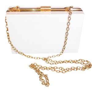 Unbranded Acrylic Exterior White Bag SKUW363‎